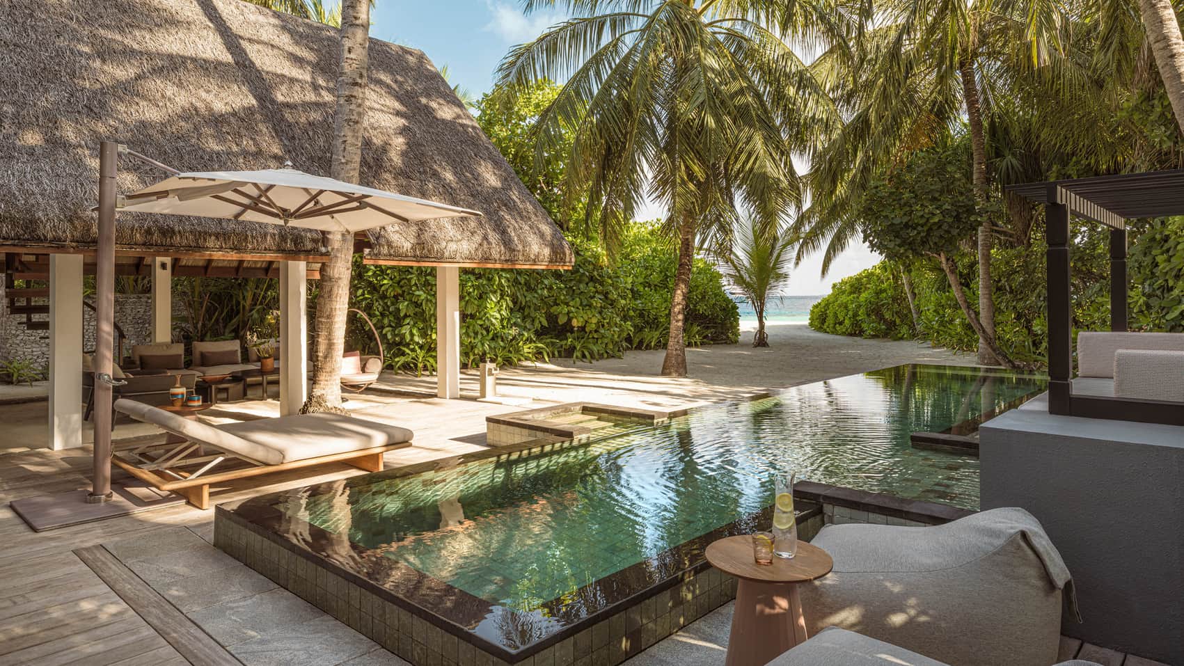 Family Beach Villa with Pool