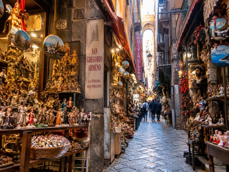 Fuga invernale a Napoli: cibo di strada, storia e San Gregorio Armeno, tour privato, foto 2