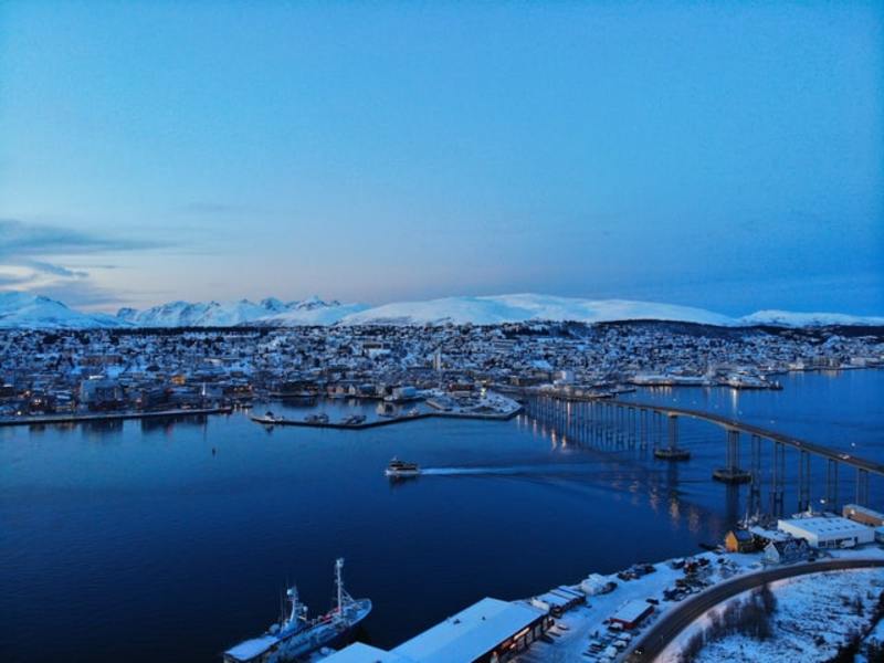 Tromso e Aurora Boreale